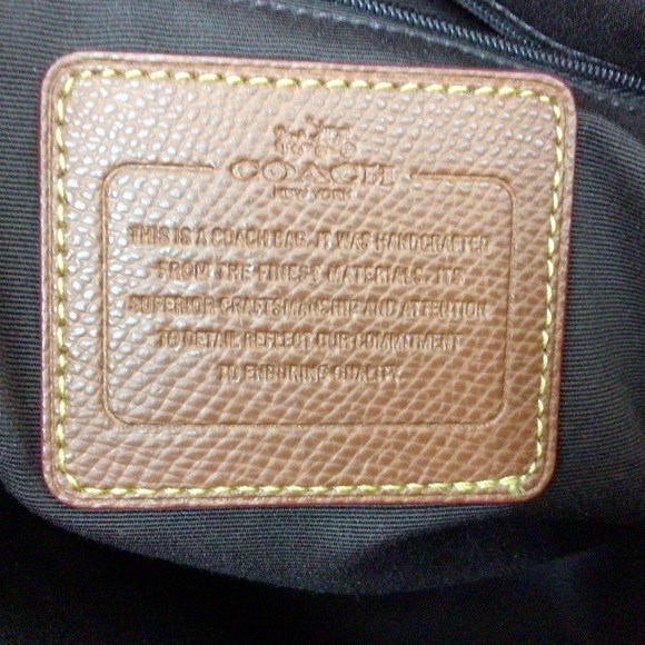 Coach Brown and Tan Signature C’s Tote/Crossbody - Picture 5 of 11